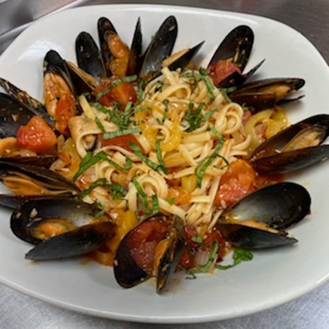 Mussels Diablo.