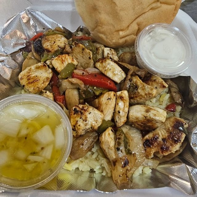 Chicken Over Rice.