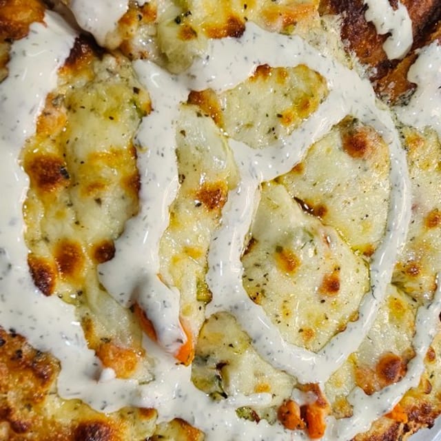 Veggie Pizza (4-cut).