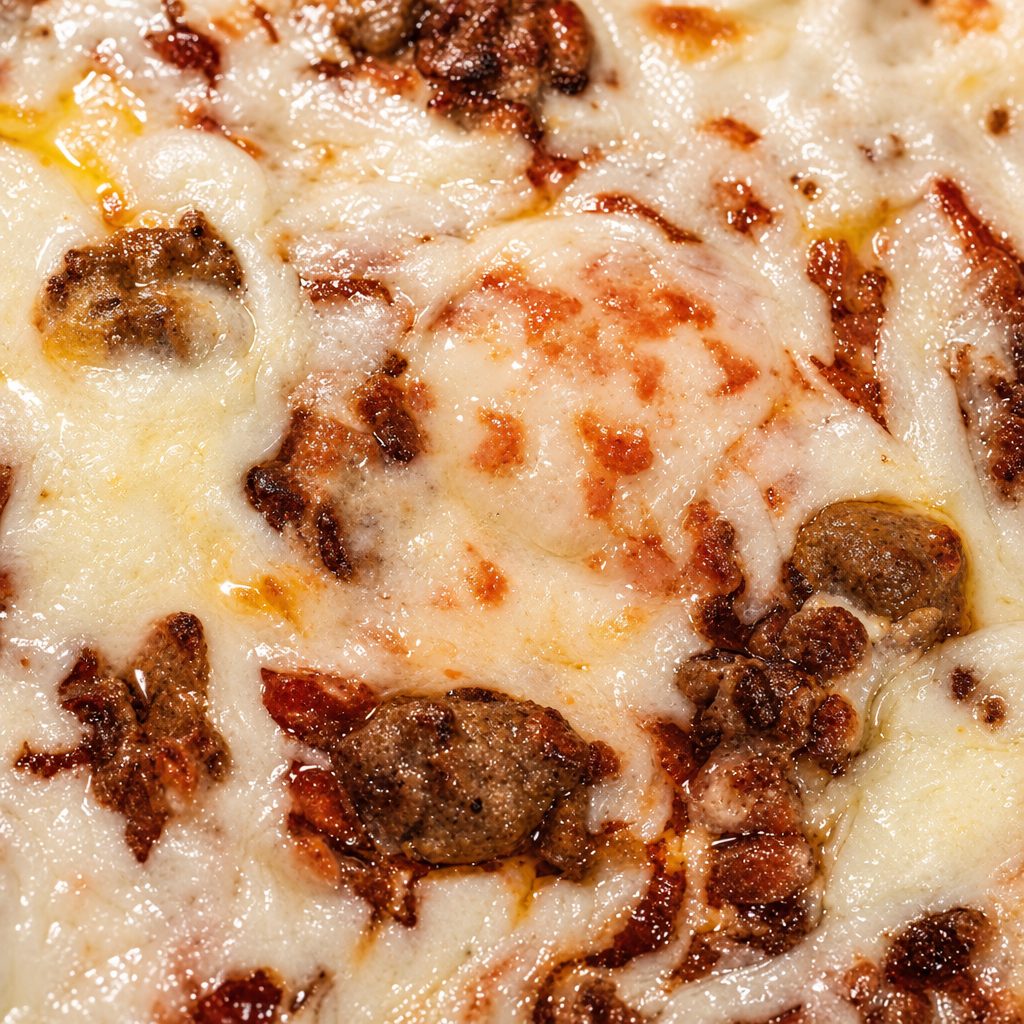 Meatball Pizza (8-cut).