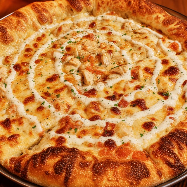 Chicken Bacon Ranch Pizza (8-cut).