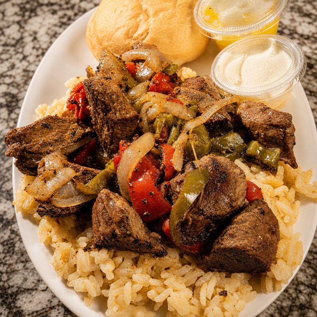 Lamb Over Rice.