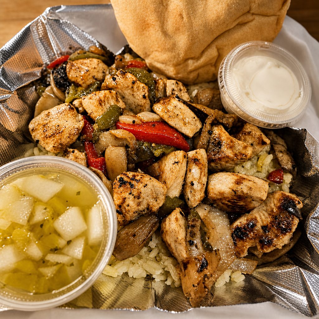 Chicken Over Rice.