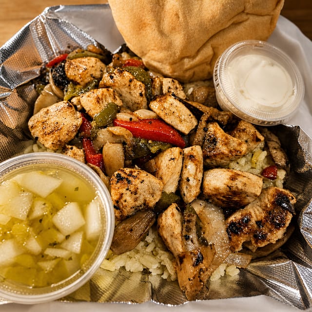 Chicken Over Rice.