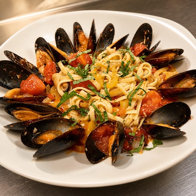 Mussels Diablo.