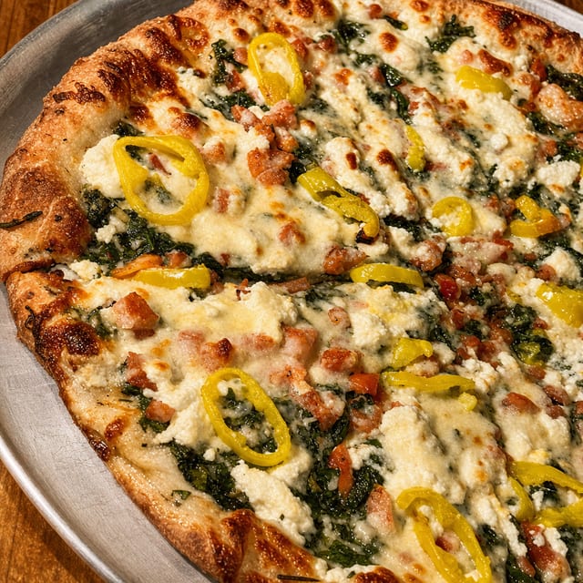 Florentine Pizza (8-cut).