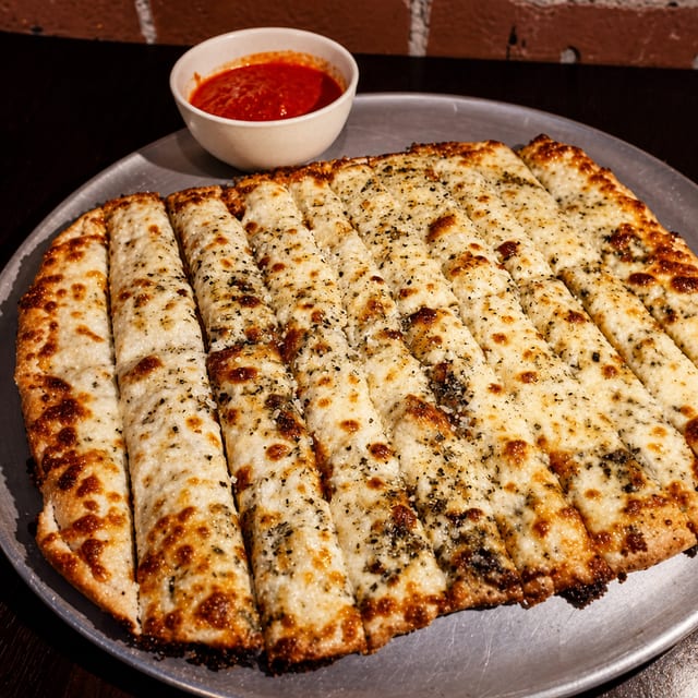 Italian Cheesy Bread Sticks.